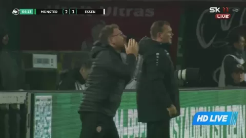 Poster siaran Preußen Münster VS Rot-Weiss Essen