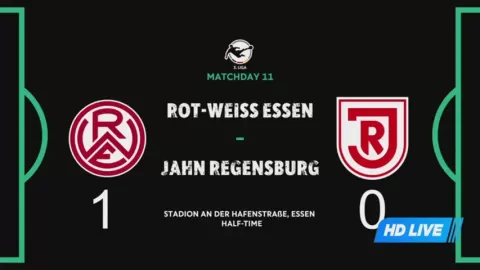 Poster siaran Rot-Weiss Essen VS Jahn Regensburg
