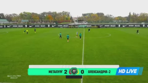 Poster siaran Metalurh Zaporizhya VS Oleksandriya B