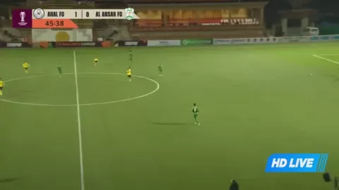 Poster siaran Ahal FK VS Al Ansar SC