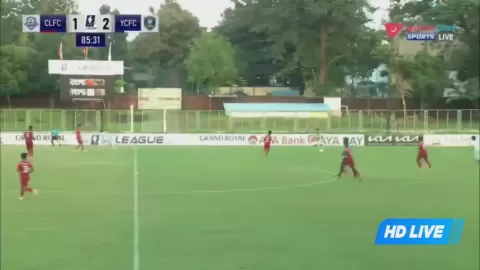 Poster siaran Chinland FC VS Yangon City