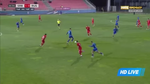 Poster siaran Serbia U21 VS Russia U21