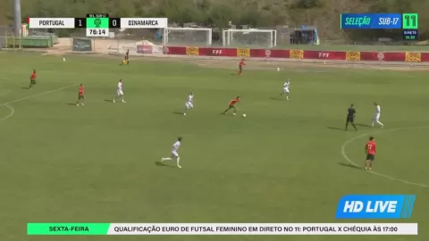 Poster siaran Portugal U17 VS Denmark U17