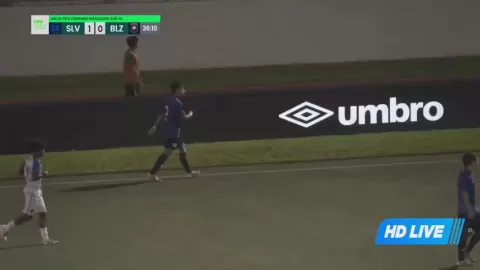 Poster siaran El Salvador U16 VS Belize U16