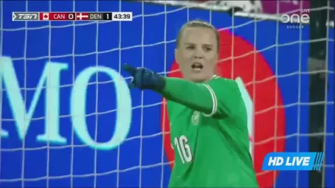 Poster siaran Canada Women VS Denmark Women