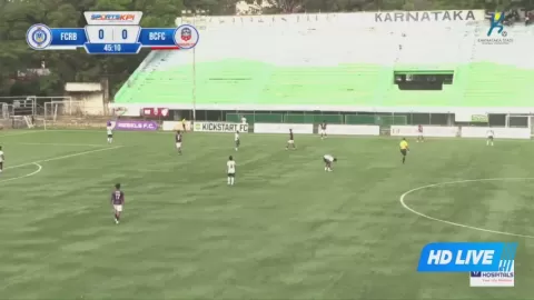 Poster siaran Real Bengaluru VS Bangalore City