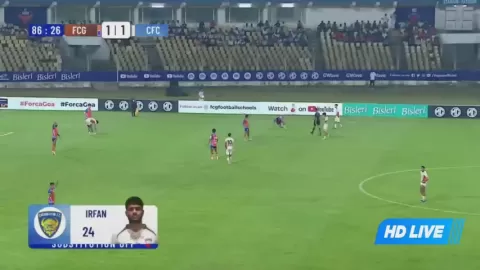 Poster siaran FC Goa VS Chennaiyin FC