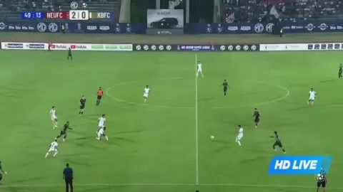 Poster siaran Northeast United FC VS Kerala Blasters FC