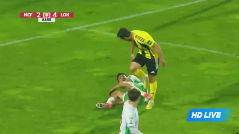 Poster siaran Neftchi Fergana VS Lokomotiv Tashkent