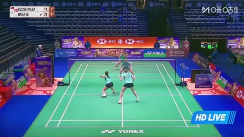 Poster siaran Kudsk A C / Pilgaard S VS Hsu Y / Lin J Y
