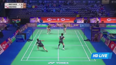 Poster siaran Hirota S / Sakuramoto A VS Kathrine Vang/Mette Werge
