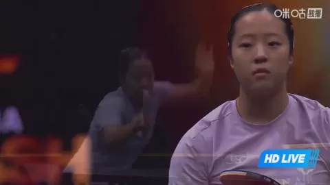 Poster siaran M.Wang VS Y.Shin