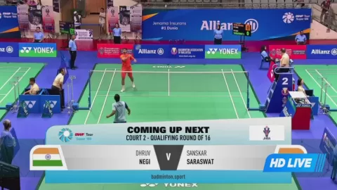Poster siaran Setthaprasert T / Rungruengpramong P VS Jin S I / Lee S H