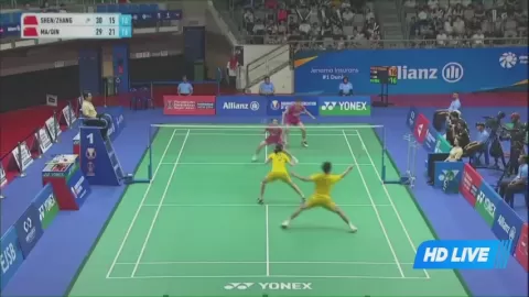 Poster siaran W.Xu VS A.Yuan