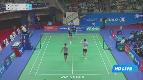 Poster siaran S.Lee/M.Park VS S.Lee/Y.Lee