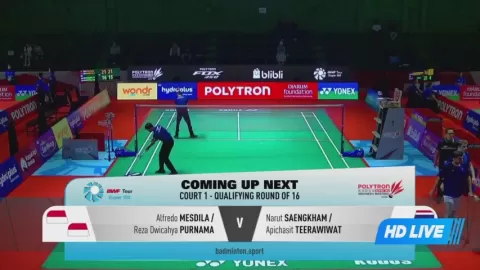 Poster siaran Bugra Aktas/Emre Sonmez VS Pangestu F / Siahaan A