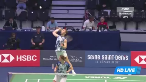 Poster siaran T. Gicquel / D. Delrue VS H.Wu/C.Yang