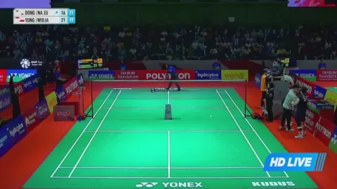 Poster siaran Ki D J / Jeong N E VS Hee Y K T / Widjaja G E
